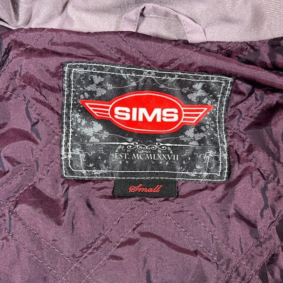 Sims Snowboard Jacket‎ Womens Small Lavender Purple Hooded Insulated Winter Coat - Picture 4 of 13